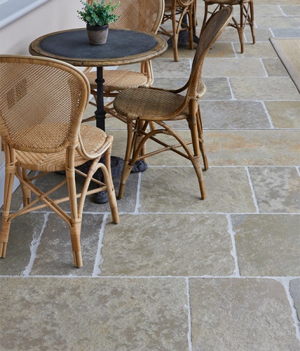 Ca Pietra Farley Limestone Seasoned Finish